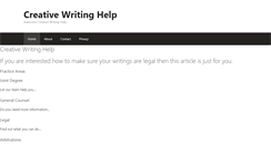 Desktop Screenshot of creative-writing-help.com